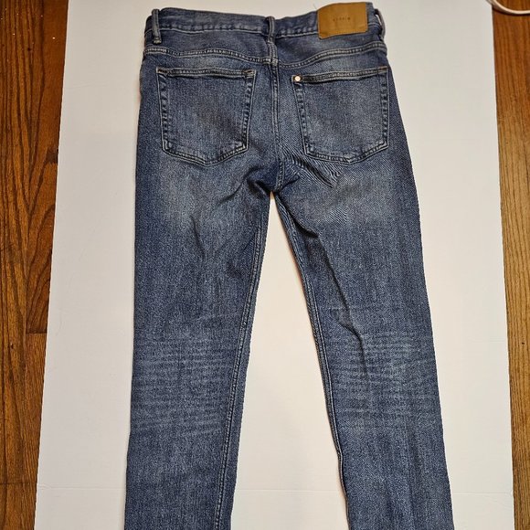 H&M & Denim Jeans straight leg dark wash Size 30 - Picture 2 of 6